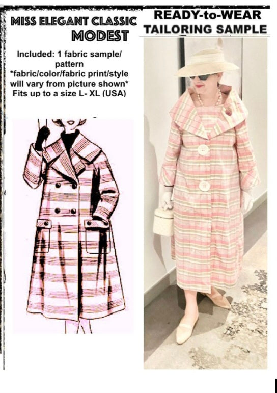 Stiff silk robe