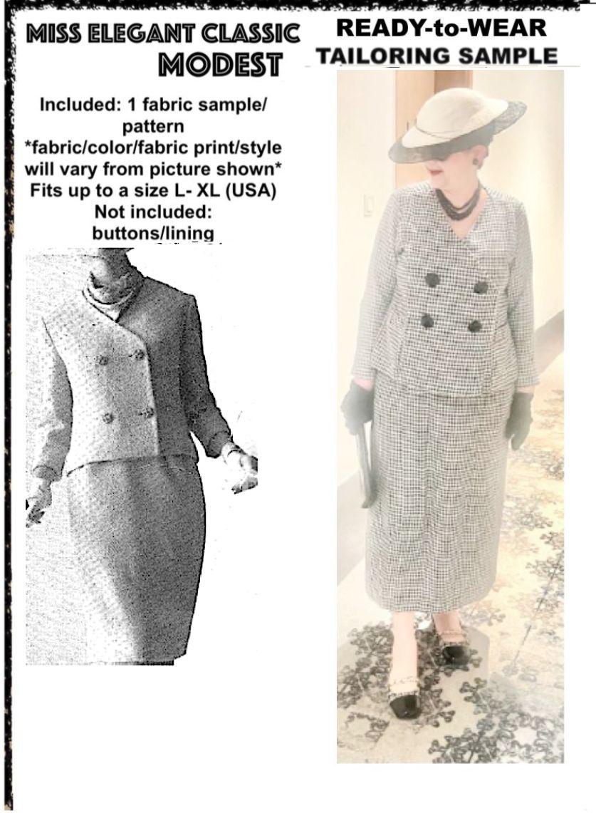 Tweed skirt-suit
