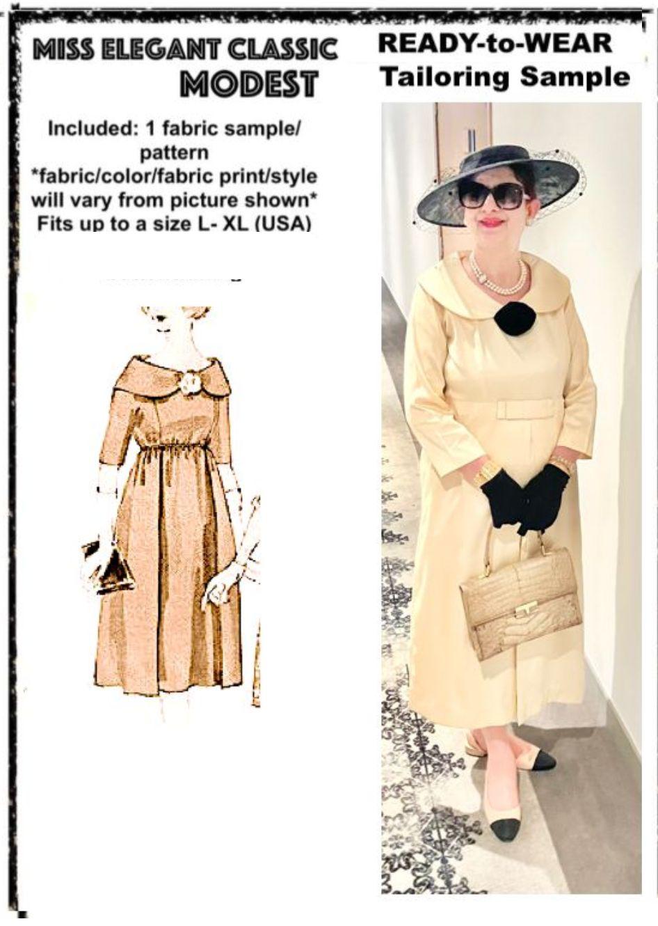 Pale gold raw silk dress