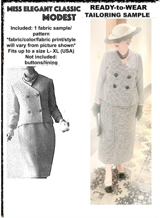 Tweed skirt-suit